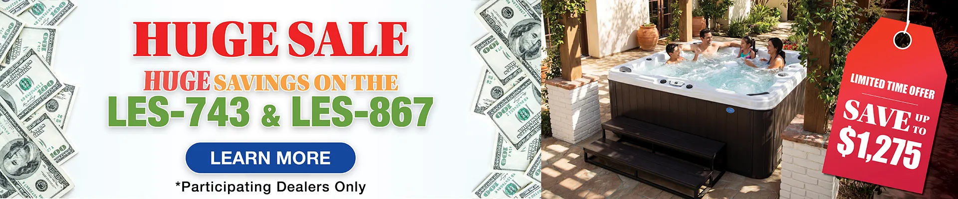 Calspas hot tub being used in a family setting - Oshkosh